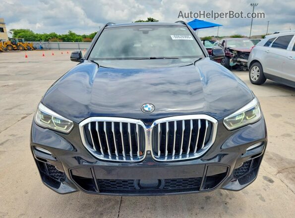 5UXJU2C57KLN67608 2019 BMW X5 Black Vista frontal