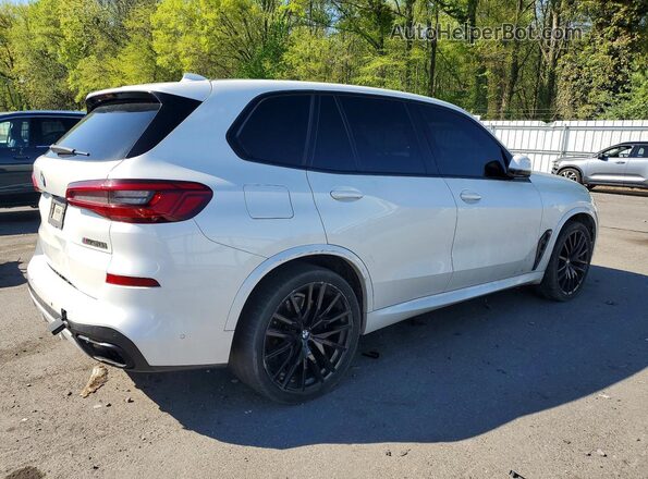 5UXJU4C01LLE45623 2020 BMW X5 White Задня права чверть