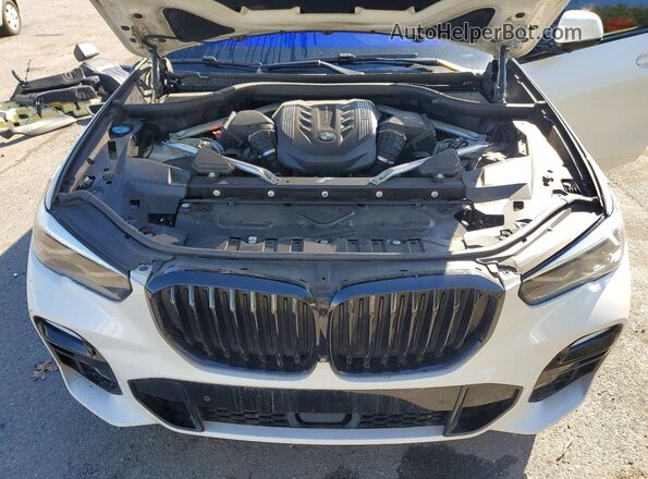 5UXJU4C01LLE45623 2020 BMW X5 White Вид підкапотного простору