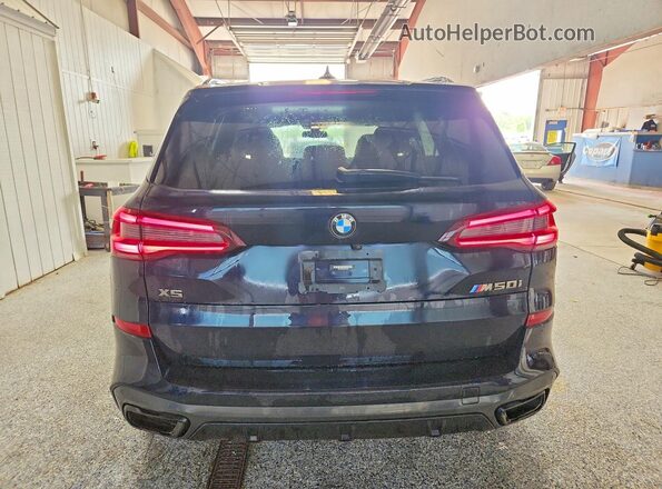 5UXJU4C01P9R91533 2023 BMW X5 Black უკანა ხედი