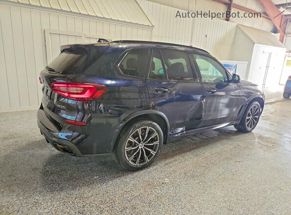 5UXJU4C01P9R91533 2023 BMW X5 Black უკანა მარჯვენა