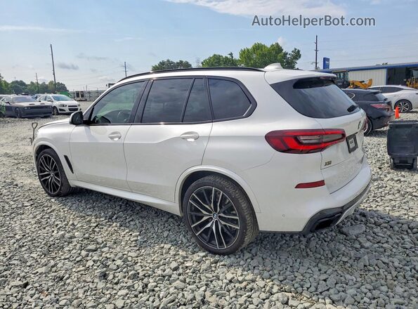 5UXJU4C02N9L72081 2022 BMW X5 White Tył lewy