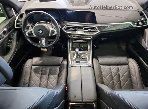 5UXJU4C04P9N83253 2023 BMW X5 Black Widok deski rozdzielczej