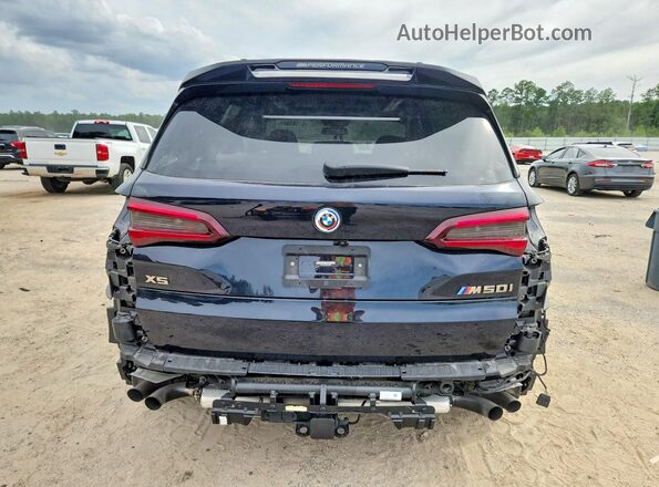 5UXJU4C04P9P88202 2023 BMW X5 Black უკანა ხედი