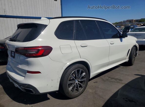 5UXJU4C08N9J65274 2022 BMW X5 White Հետևի աջ