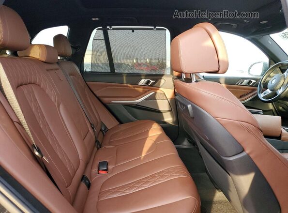 5UXJU4C09P9P95713 2023 BMW X5 Black Vista interior trasera