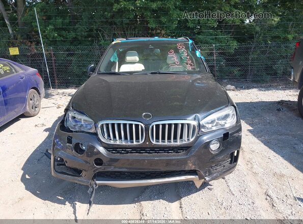 5UXKR0C30H0V73236 2017 BMW X5 Black Widok zestawu wskaźników