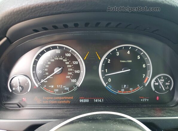 5UXKR0C30H0V77366 2017 BMW X5 Белый Вид щитка приборов
