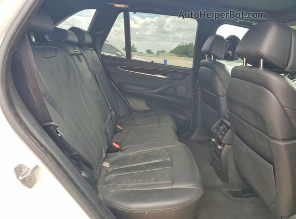 5UXKR0C30H0V77366 2017 BMW X5 Белый Вид задней части салона