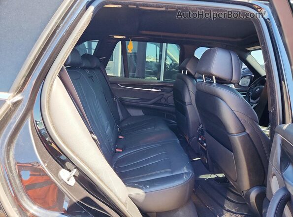 5UXKR0C31H0V82012 2017 BMW X5 Black უკანა სავარძლების ხედი