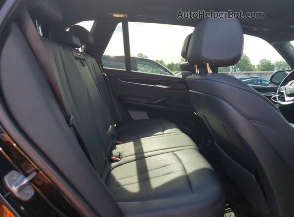 5UXKR0C34H0V71876 2017 BMW X5 Black Rear interior view