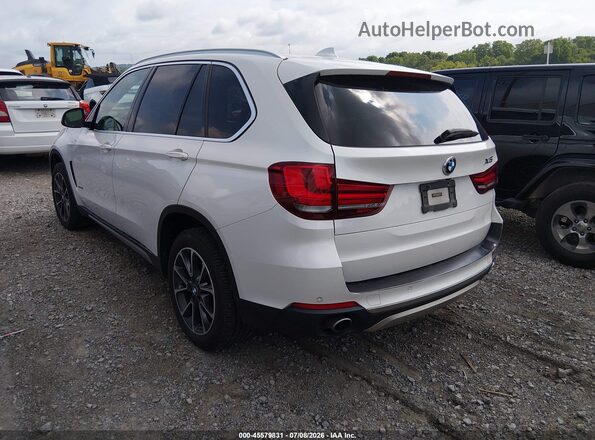 5UXKR0C34H0V83977 2017 BMW X5 White Задня ліва чверть
