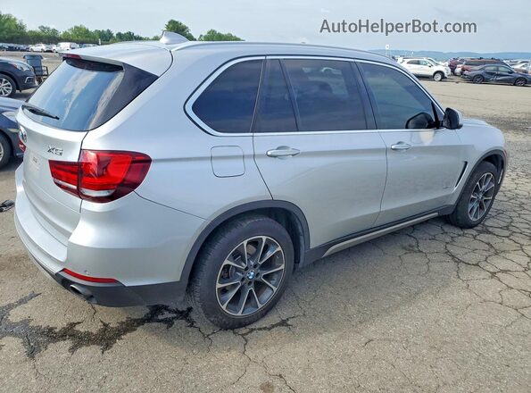 5UXKR0C35H0V73863 2017 BMW X5 Серебряный Задняя правая четверть