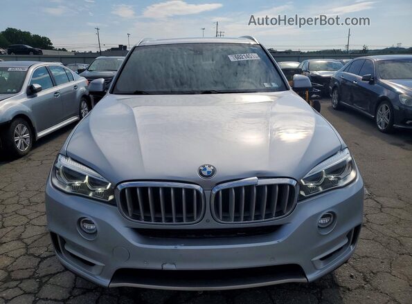 5UXKR0C35H0V73863 2017 BMW X5 Серебряный Вид спереди
