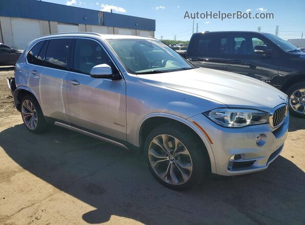 5UXKR0C35H0V77802 2017 BMW X5 Silver Front right