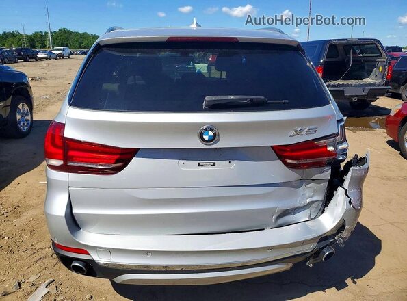 5UXKR0C35H0V77802 2017 BMW X5 Silver Rear view