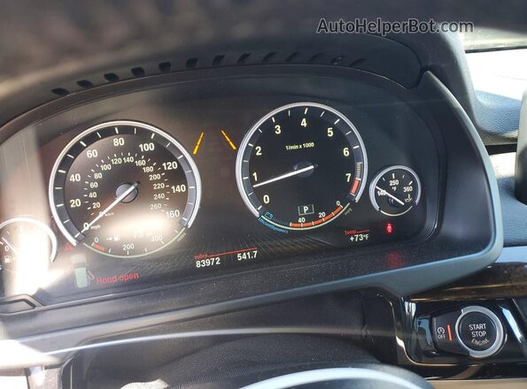 5UXKR0C35H0V77802 2017 BMW X5 Silver Instrument cluster view
