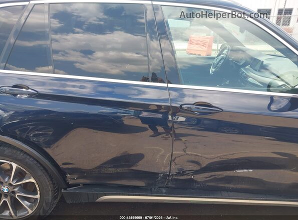 5UXKR0C36H0V78554 2017 BMW X5 Синий Вид спереди