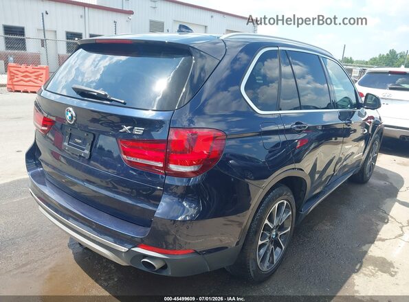 5UXKR0C36H0V78554 2017 BMW X5 Синий Задняя правая четверть