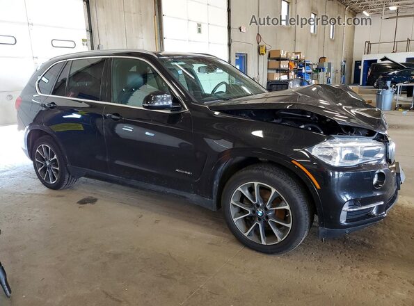 5UXKR0C36H0V80966 2017 BMW X5 Black Delantero derecho
