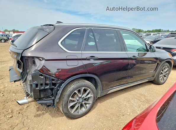 5UXKR0C38H0V73825 2017 BMW X5 Фиолетовый Задняя правая четверть