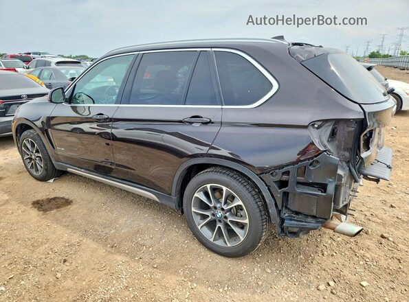 5UXKR0C38H0V73825 2017 BMW X5 Фиолетовый Задняя левая четверть