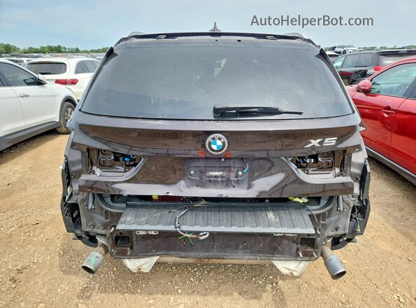 5UXKR0C38H0V73825 2017 BMW X5 Фиолетовый Вид сзади