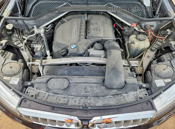 5UXKR0C38H0V73825 2017 BMW X5 Фиолетовый Вид подкапотного пространства