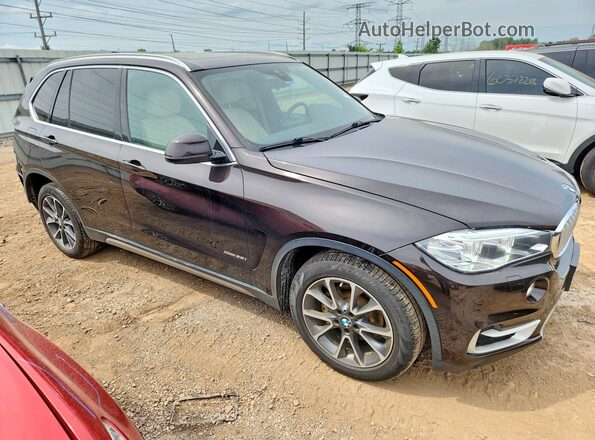 5UXKR0C38H0V73825 2017 BMW X5 Фиолетовый Передняя правая четверть