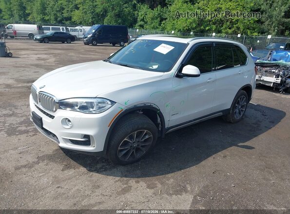 5UXKR0C38H0X77704 2017 BMW X5 Белый Передняя левая четверть