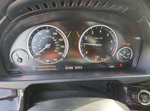5UXKR0C3XH0V72465 2017 BMW X5 Silver Widok zestawu wskaźników