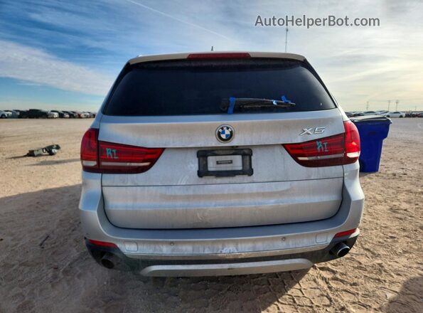 5UXKR0C3XH0V72465 2017 BMW X5 Silver Widok z tyłu