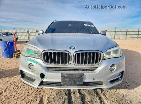 5UXKR0C3XH0V72465 2017 BMW X5 Silver Widok z przodu