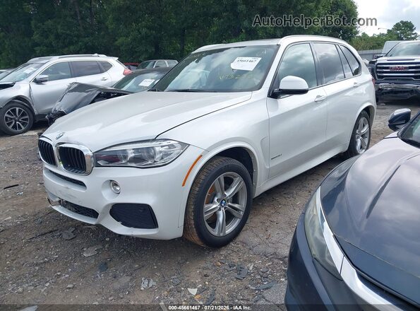 5UXKR0C3XH0V73230 2017 BMW X5 White Front left