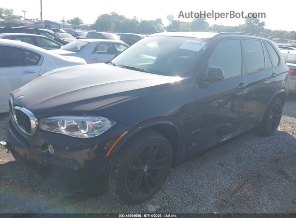5UXKR0C3XH0X77123 2017 BMW X5 Black Przód lewy