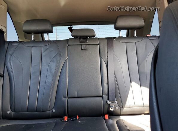5UXKR0C50G0S88388 2016 BMW X5 Black Vista de los asientos traseros