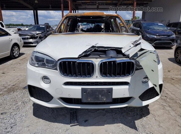 5UXKR0C50H0V67695 2017 BMW X5 White წინა ხედი
