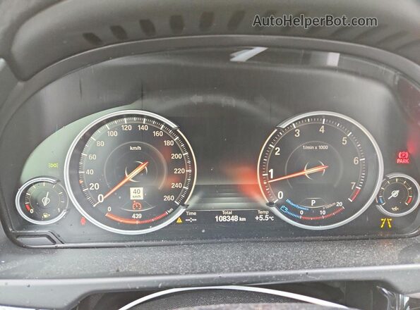5UXKR0C51J0Y06676 2018 BMW X5 Black Vista del cuadro de instrumentos