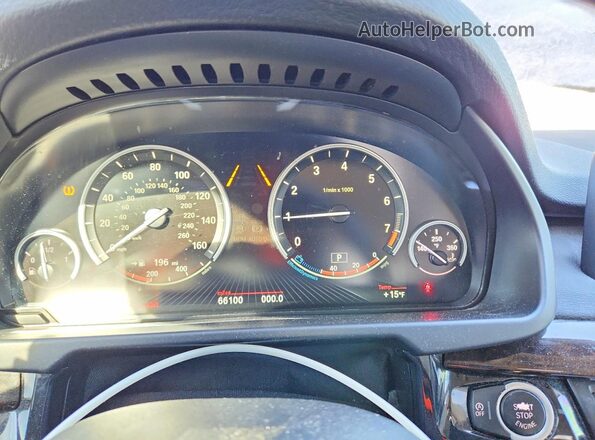 5UXKR0C52G0P29227 2016 BMW X5 Blue Widok zestawu wskaźników