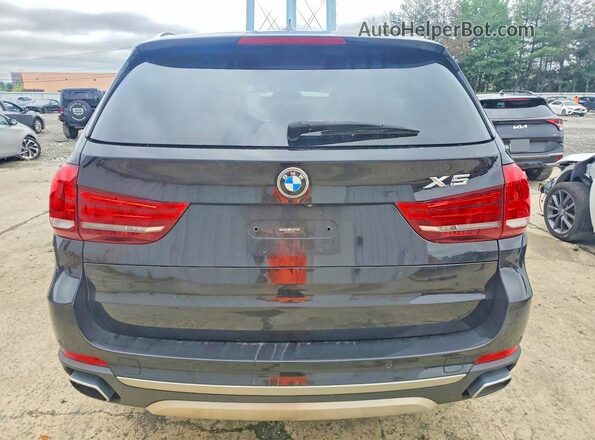 5UXKR0C52J0X87667 2018 BMW X5 Black უკანა ხედი