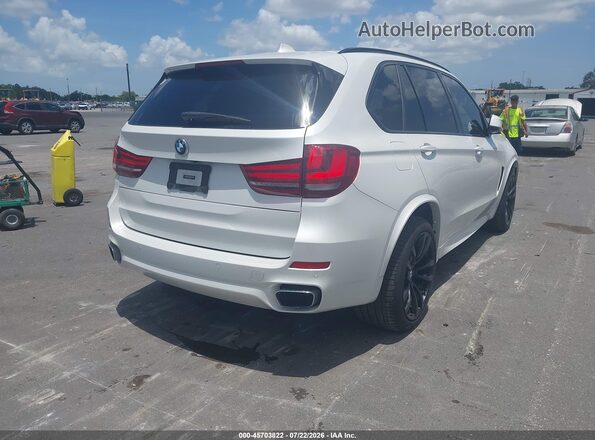 5UXKR0C53J0Y00751 2018 BMW X5 White Հետևի աջ
