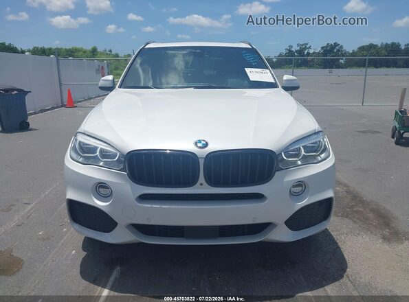 5UXKR0C53J0Y00751 2018 BMW X5 White Սալոնի հետևի տեսք
