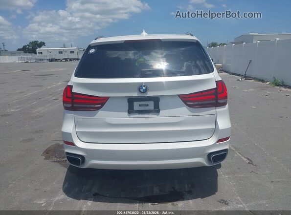 5UXKR0C53J0Y00751 2018 BMW X5 White 