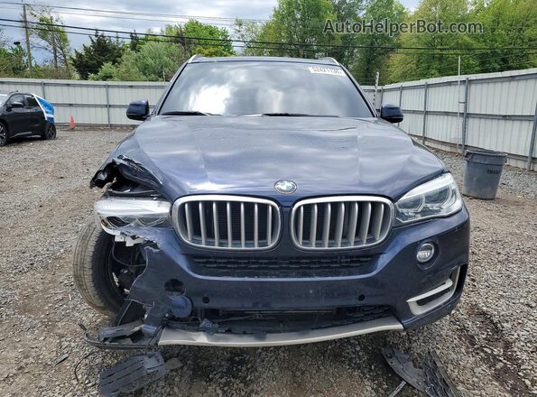 5UXKR0C53JL076929 2018 BMW X5 Синий Вид спереди