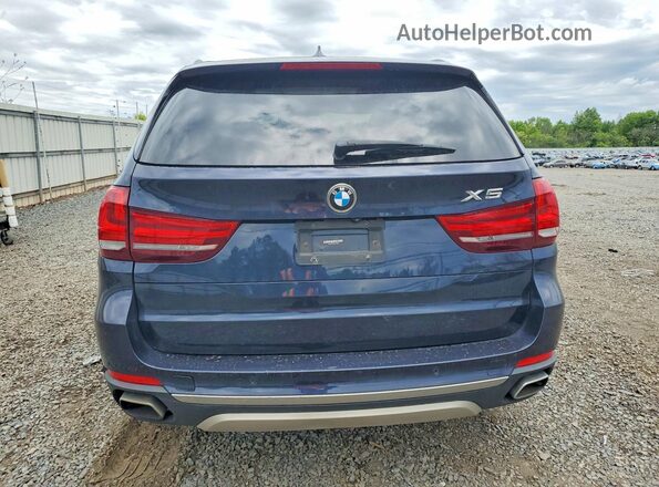 5UXKR0C53JL076929 2018 BMW X5 Синий Вид сзади