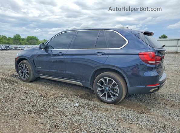 5UXKR0C53JL076929 2018 BMW X5 Синий Задняя левая четверть