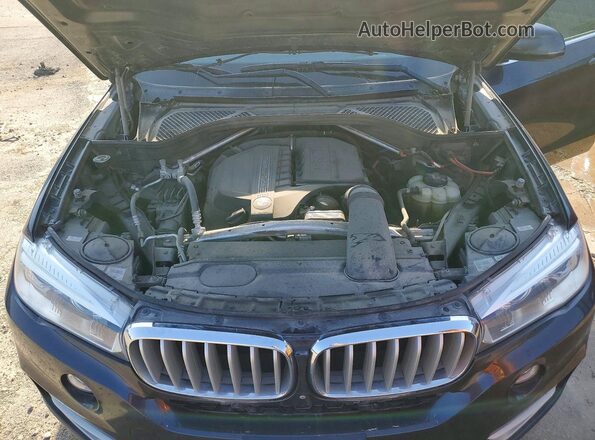 5UXKR0C54J0X85208 2018 BMW X5 Charcoal Widok komory silnika