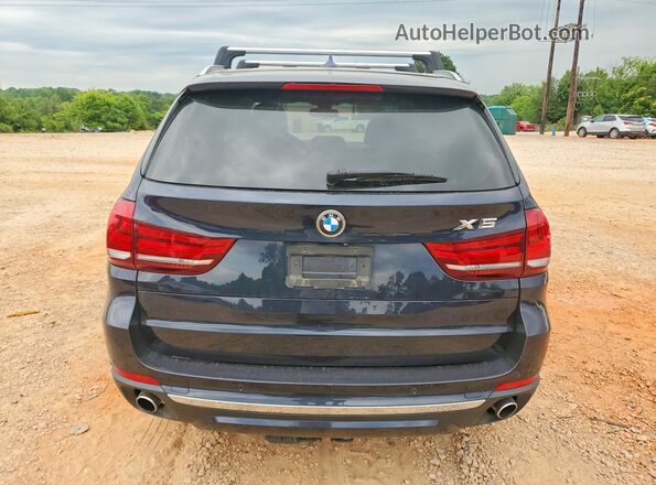 5UXKR0C55G0P28752 2016 BMW X5 Blue უკანა ხედი