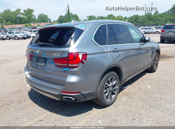5UXKR0C55J0X92166 2018 BMW X5 Silver Հետևի աջ