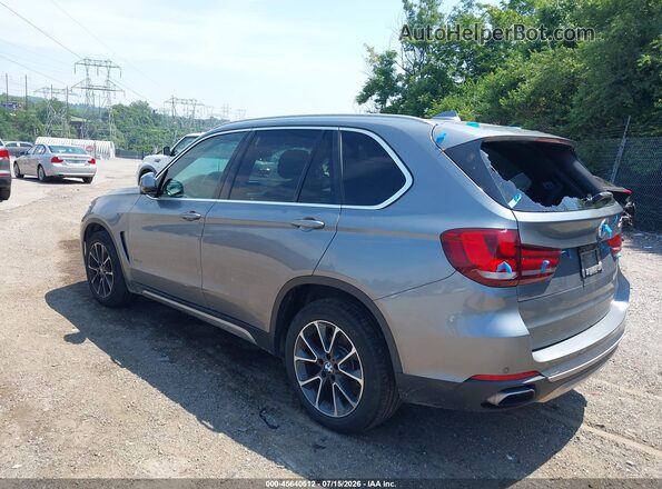 5UXKR0C55J0X92166 2018 BMW X5 Silver Հետևի ձախ